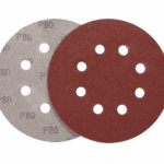 Professional 5 Inch 8 Hole Brown Fused Alumina Sanding Disc for Automotive and Metal Polishing - Sanding Disc - zhineng.yu...