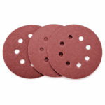 Professional 5 Inch 8 Hole Brown Fused Alumina Sanding Disc for Automotive and Metal Polishing - Sanding Disc - zhineng.yu...