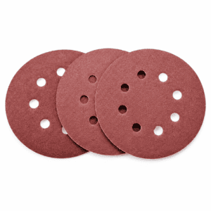 Professional 5 Inch 8 Hole Brown Fused Alumina Sanding Disc for Automotive and Metal Polishing - Sanding Disc - zhineng.yu...