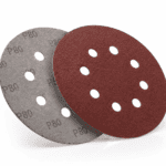 Professional 5 Inch 8 Hole Brown Fused Alumina Sanding Disc for Automotive and Metal Polishing - Sanding Disc - zhineng.yu...