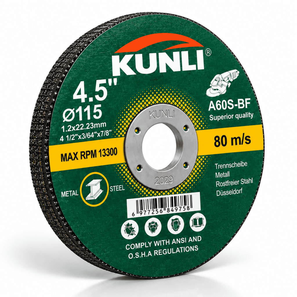 Professional Metal Cutting Disc for Angle Grinder – High Performance Abrasive Cut Off Wheel for Stainless Steel & C...