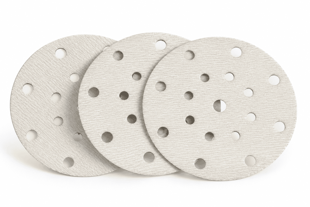 High Performance Hook & Loop Sanding Disc with Dust Extraction Holes – Abrasive Sandpaper Disc for Wood, Metal, Aut...