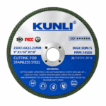 Professional Cutting Disc for Stainless Steel & Metal | High-Speed Abrasive Cutting Wheel for Angle Grinder, Long Lif...