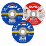 Abrasive Thin Cutting Discs, Metal & Stainless Steel Cutting Wheels for Angle Grinder Metal Cutting and Slotted Proce...