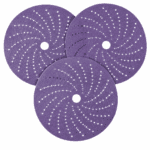 Purple Hook and Loop Sanding Disc – Multi-Hole Abrasive Disc for Dust Extraction & Surface Finishing - Sanding Disc...